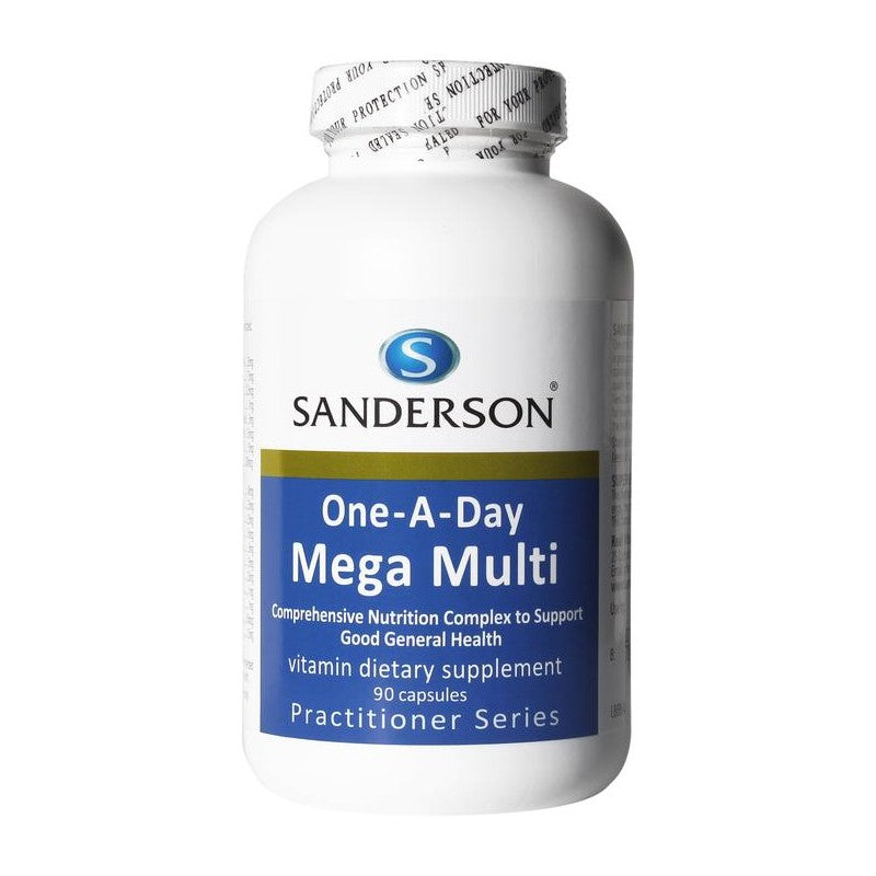 SANDERSON 1-A-Day Mega Multivitamin Tablet 90caps