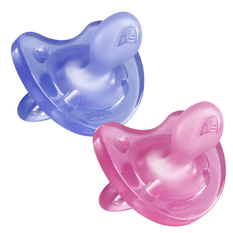 Chicco Physio Soft Pacifier 16-36M 2 Pack - Girl