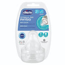 Chicco Perfect 5 Physio Teat 2M+ Med Flow 2 Pack