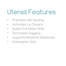 Ez Pz Mini Utensils Olive