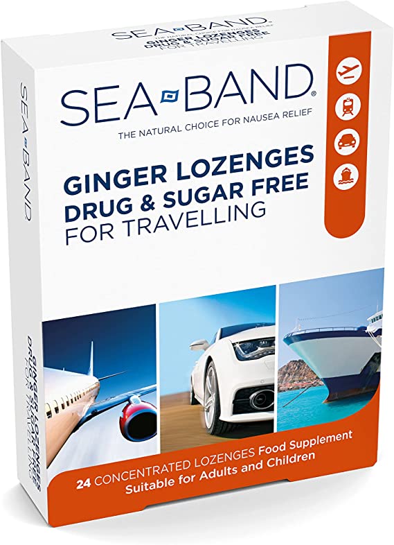 SEA BAND Travel Ginger Lozenge 24pk