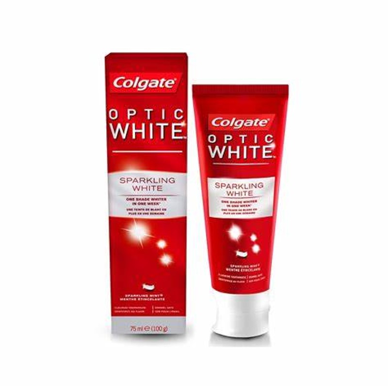 Colgate Optic White Sparkling Whitening Toothpaste 75ml