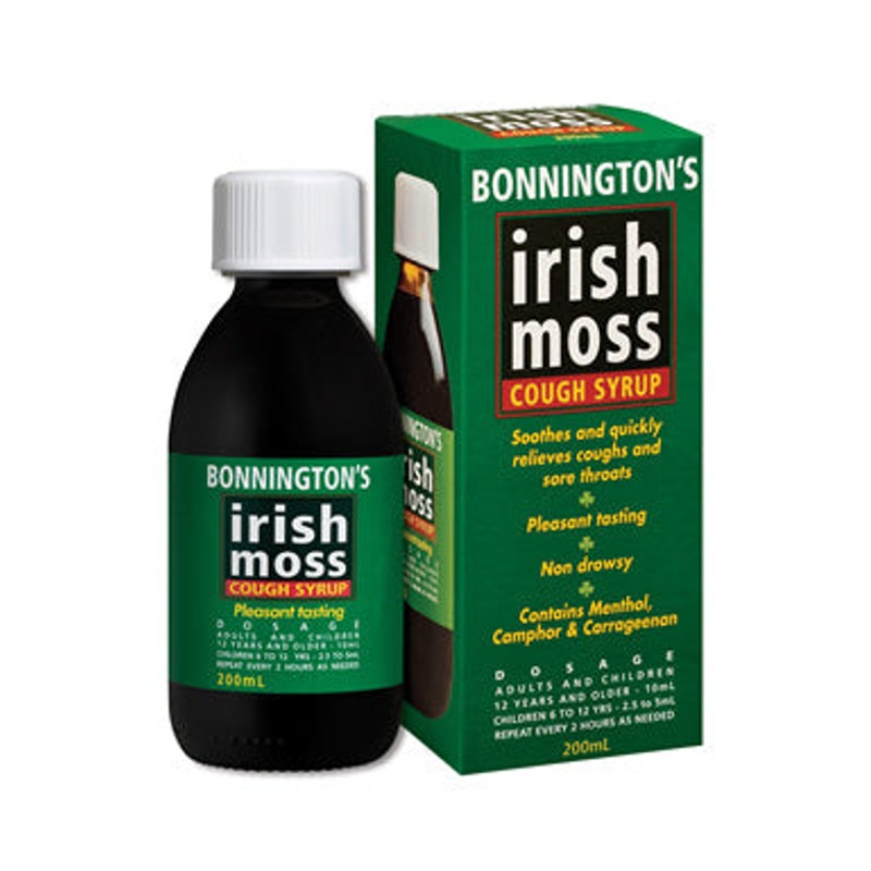 Bonnington's Irish Moss Cough Syrup 200ml
