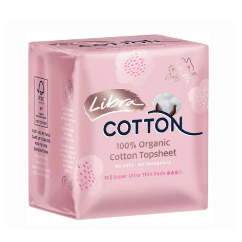 Libra Cotton Super Pad 10 Pack