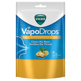 VICKS Vapodrops Butter Menthol Throat Lozenges 24 Pack