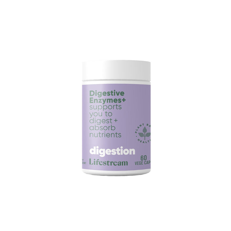 Lifestream Digestive Enzymes+ 60 Vege Caps