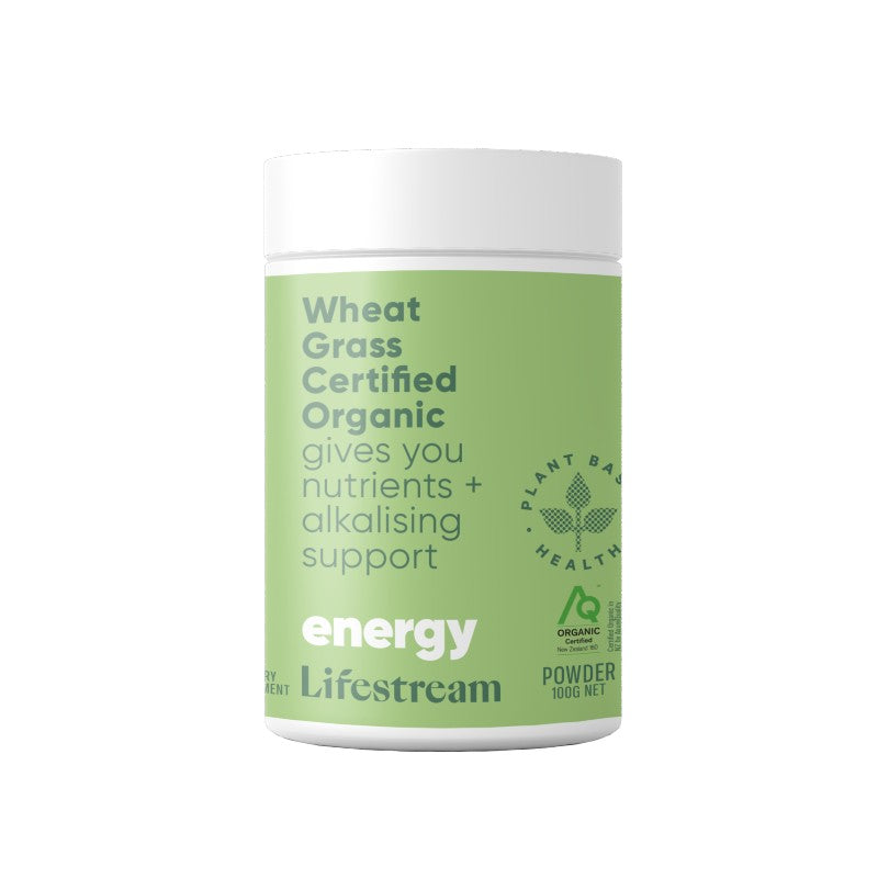 Lifestream Wheat Grass Certified Organic 100G Powder