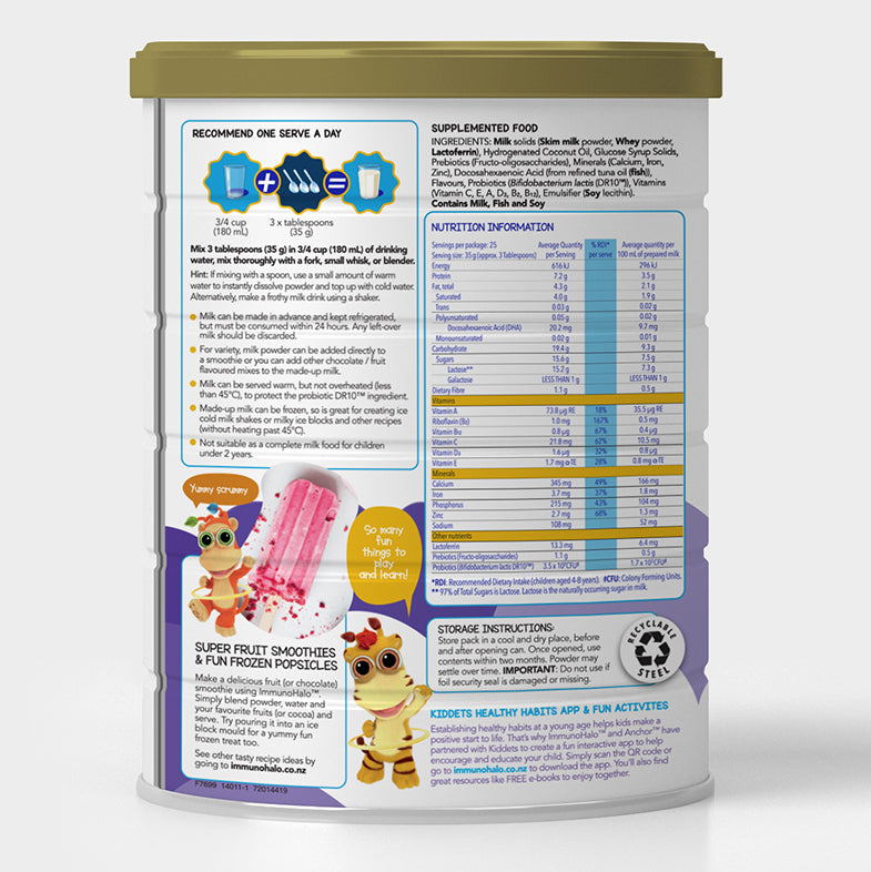 Anchor ImmunoHalo Kids Fortified Milk Powder Blend 900g