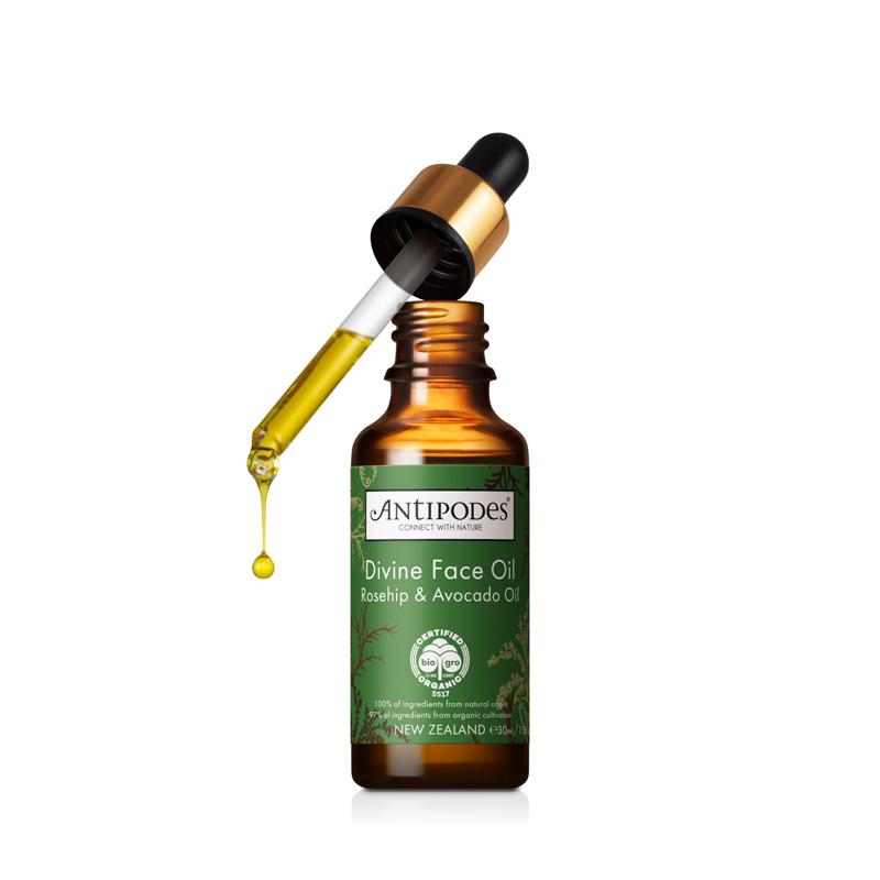 Antipodes Divine Face Oil; Organic Avocado Oil & Rosehip 30ml