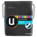U by Kotex Regular Ultrathins 14 Pack