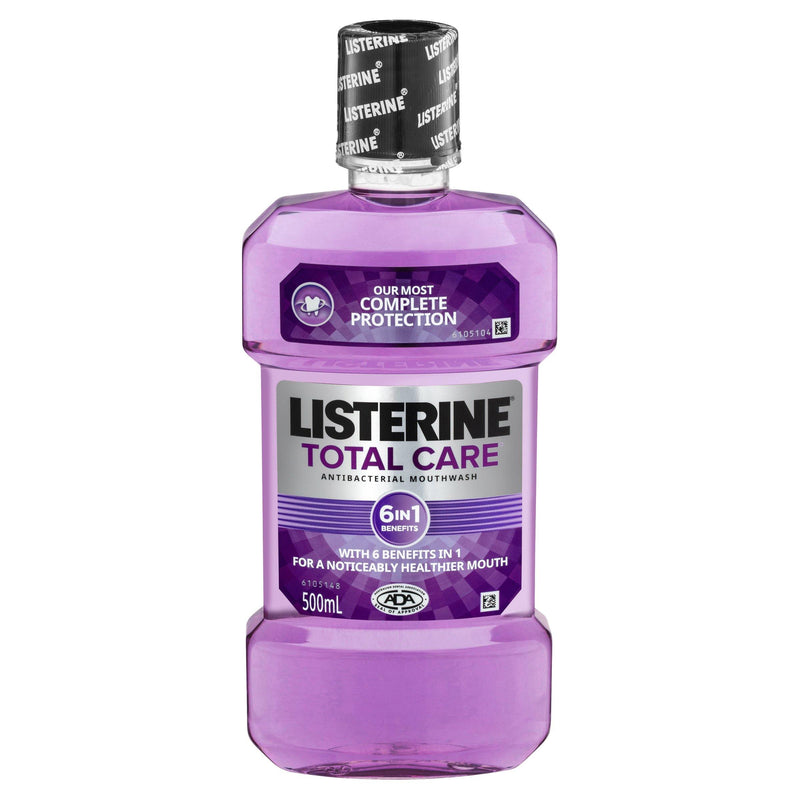 Listerine Total Care Mouthwash 500mL NZ - Bargain Chemist