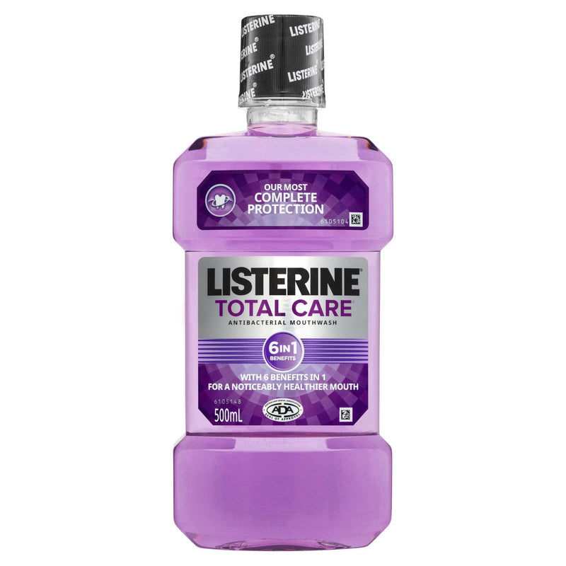Listerine Total Care Mouthwash 500mL NZ - Bargain Chemist