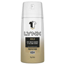 Lynx Men Antiperspirant Aerosol Deodorant Gold 160ml NZ - Bargain Chemist