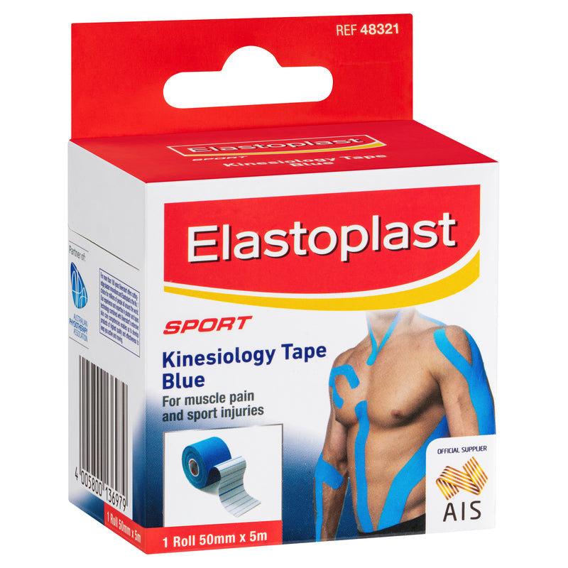 Elastoplast Sport Kinesiology Tape Blue 1 Roll 50mm x 5m