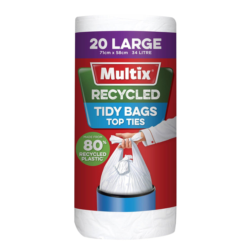 Multix Recycled Kitchen Tidy Bag Large 20pk NZ - Bargain Chemist