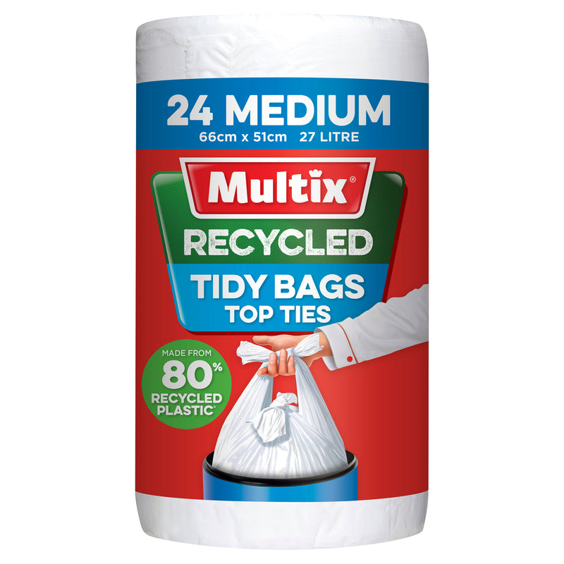 Multix Recycled Kitchen Tidy Bag Medium 24pk