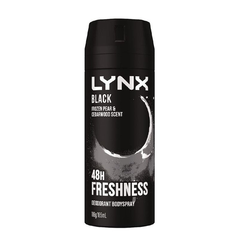 Lynx Body Spray Black 165ml