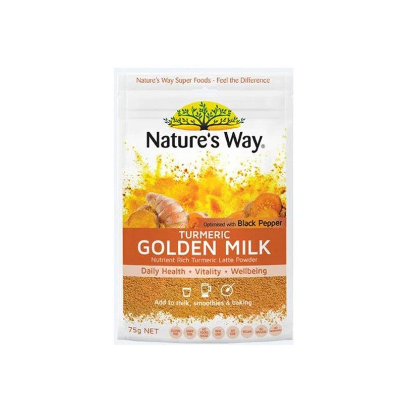 Nature's Way Super Foods Turmeric Golden Milk Powder 75g