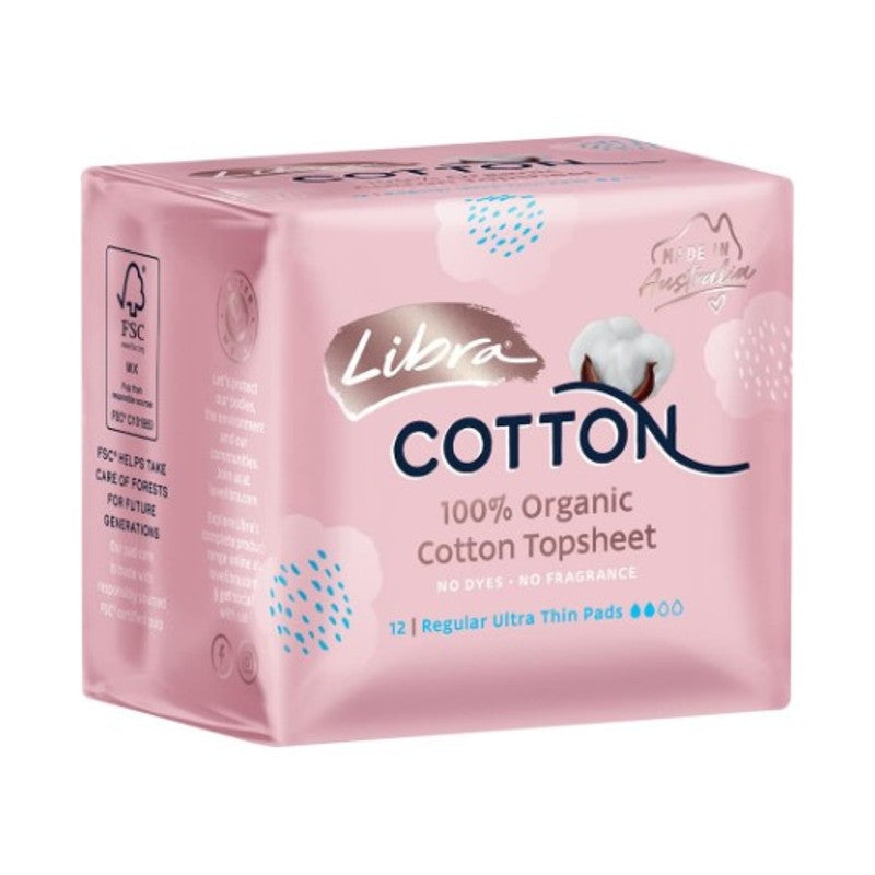 Libra Cotton Pad Regular 12 Pack