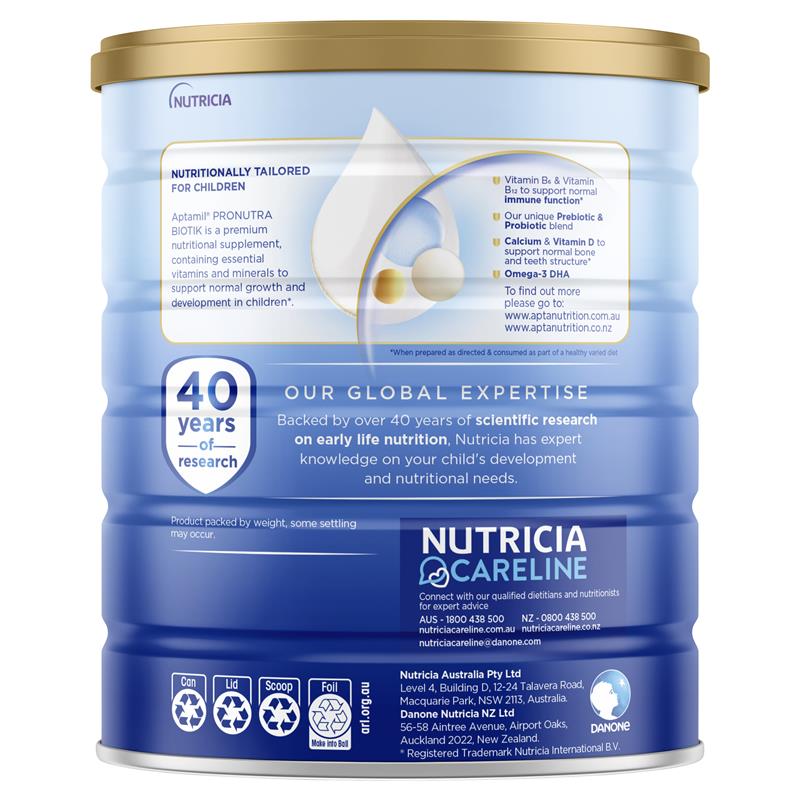 Aptamil Gold+ 4 Junior Nutritional Supplement From 2 years 900g