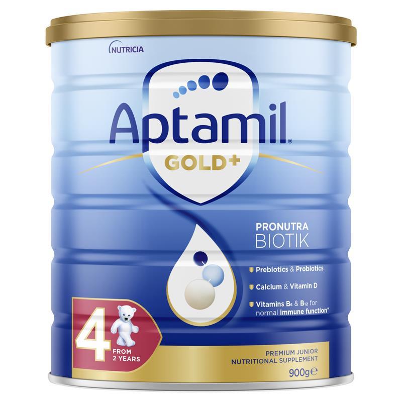 Aptamil Gold+ 4 Junior Nutritional Supplement From 2 years 900g
