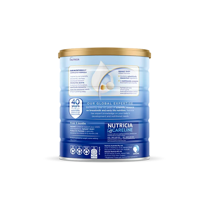 Aptamil Gold+ Pronutra Biotik Infant Formula 0-6mth 900g