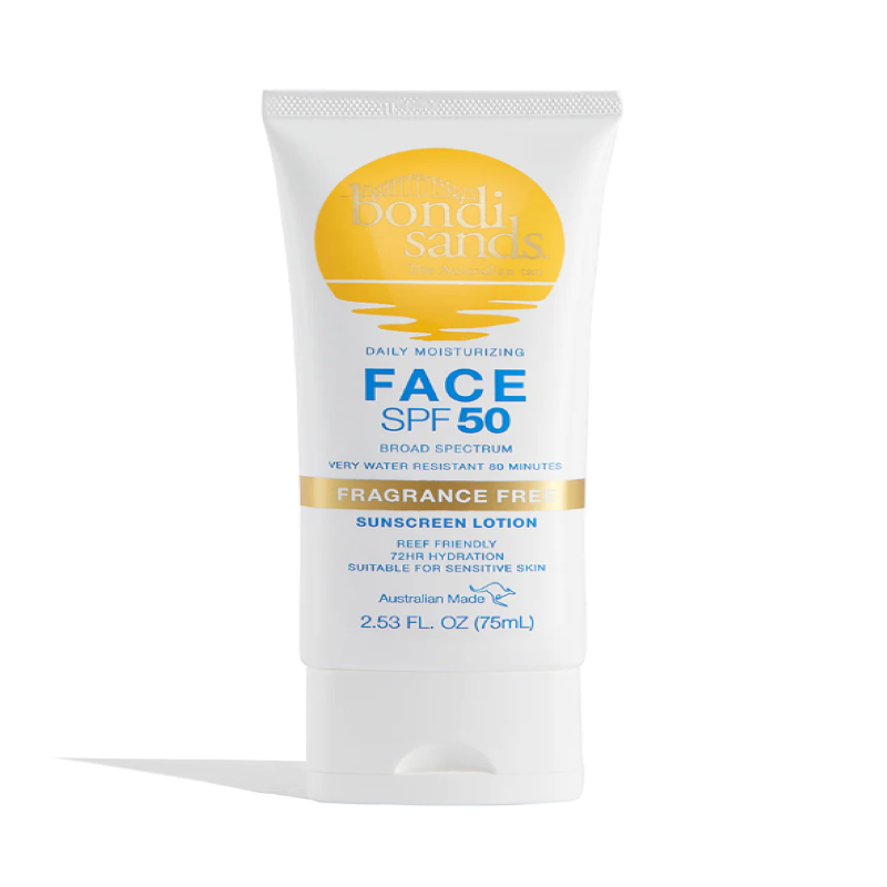 Bondi Sands SPF50+ Fragrance Free Face Sunscreen Lotion