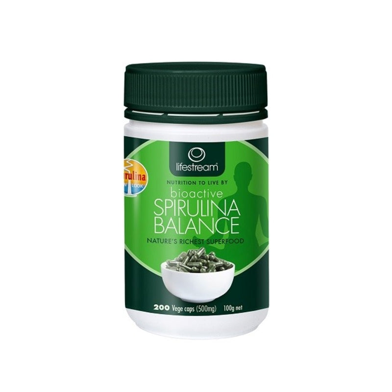 Lifestream Spirulina Bioactive 200 Vege Caps