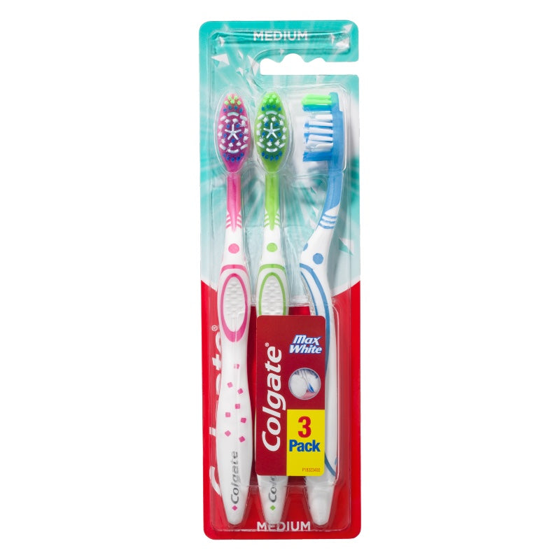 Colgate Max White Toothbrush 3 Pack