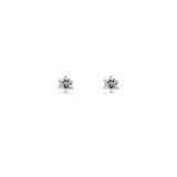 EarSense CZ-14S 4mm Silver Zirconia