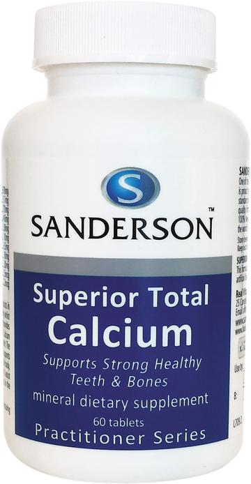 Sanderson Superior Total Calcium 60 Tablets