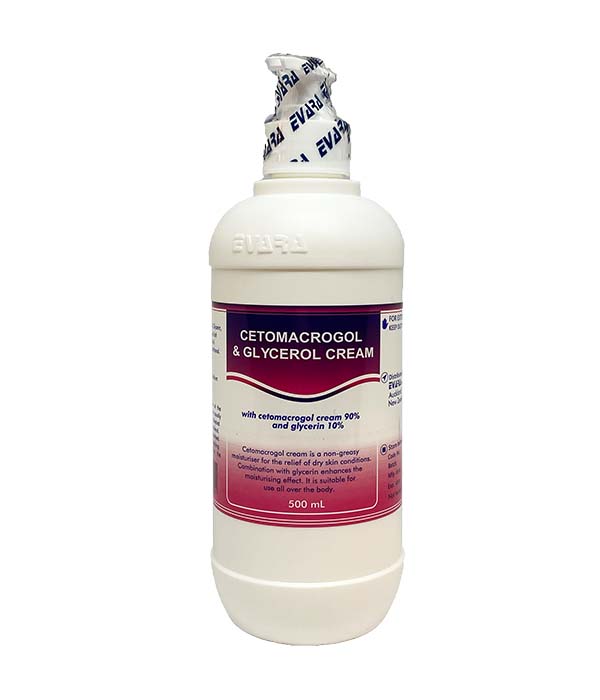 Cetomacrogol+Glycerol Cr 500ml Jar
