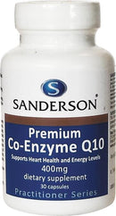 SANDERSON Premium Co-enzyme Q10 400mg 30