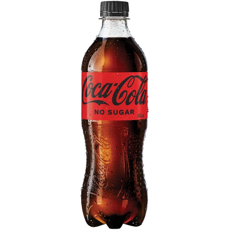 Coca-Cola Soft Drink No Sugar 600ml