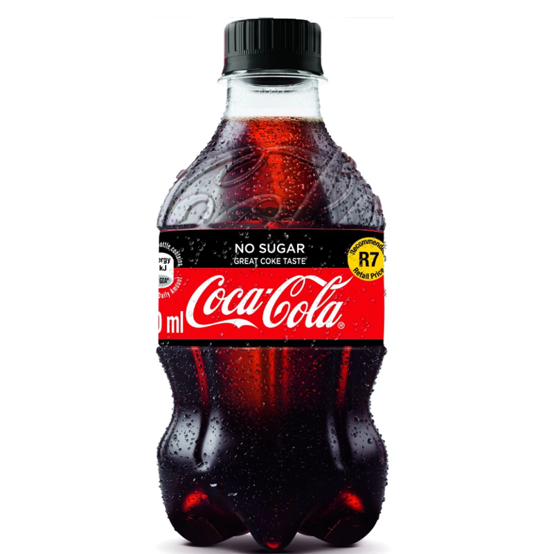 Coca-Cola Soft Drink No Sugar 300ml