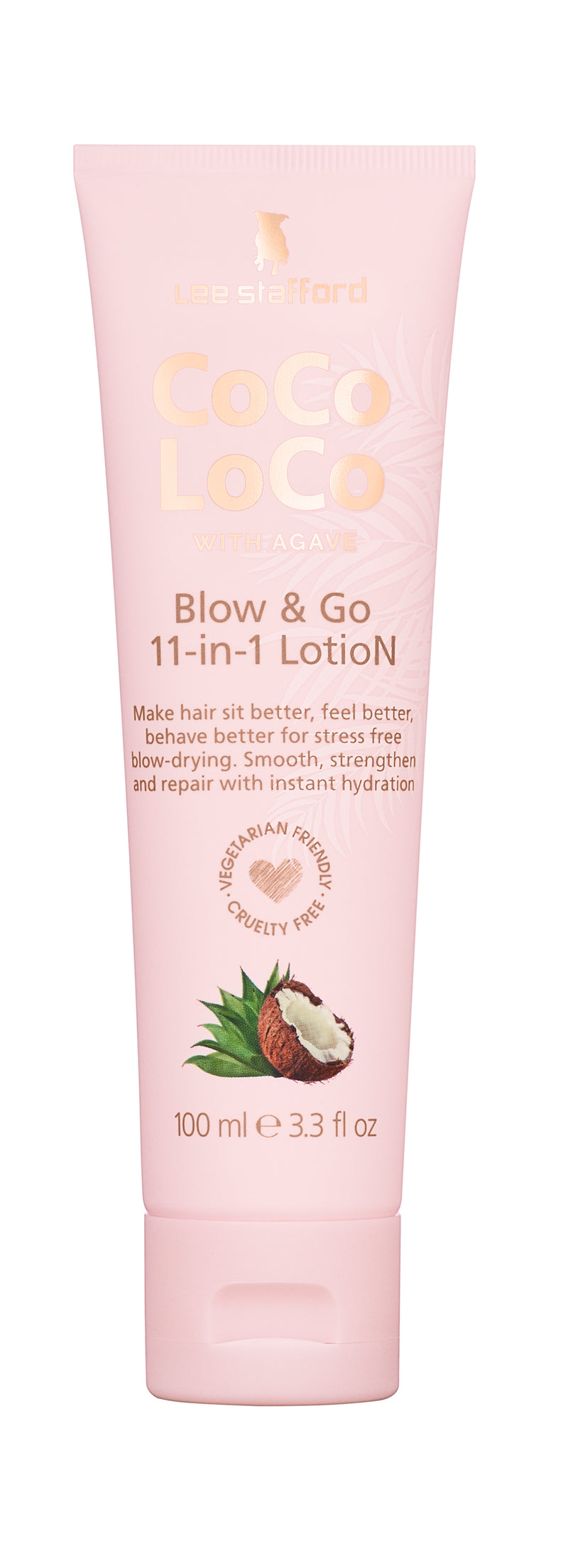 Lee Stafford Coco Loco with Agave Blow & Go Lotion 100ml