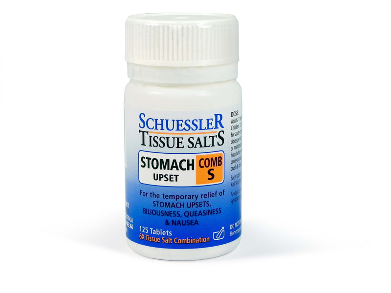 Dr Schuessler Comb S Stomach Upsets 6X Tissue Salt 125s