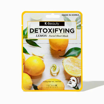 Nicka K Face Mask Sheet Lemon 20g