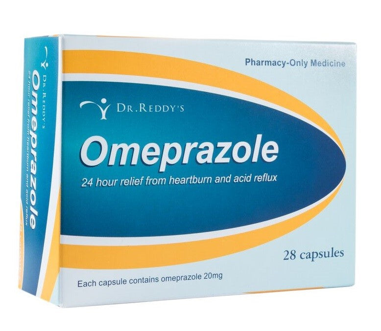 Dr Reddys Omeprazole 20mg Heartburn & Acid Reflux 28 Capsules