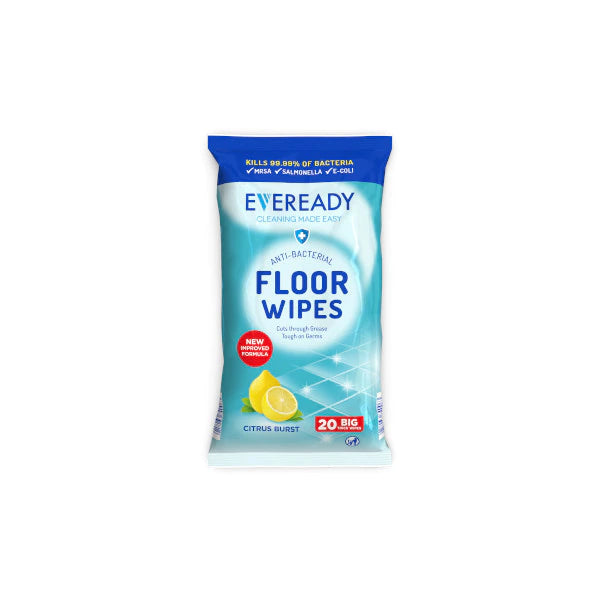 EVEREADY Antibacterial Floor Wipes 20pk