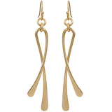 EarSense F291 Gold Crossover Drop French Hook