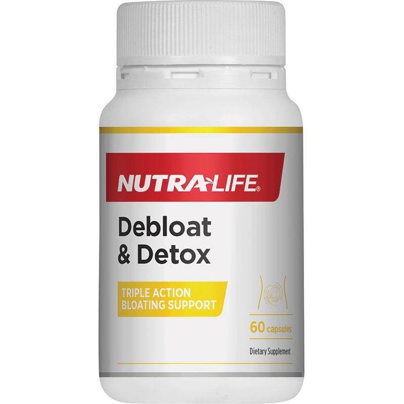 Nutra-Life Debloat & Detox 60 capsules