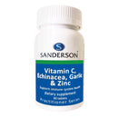 Sanderson Vitamin C Echinacea Garlic & Zinc 90