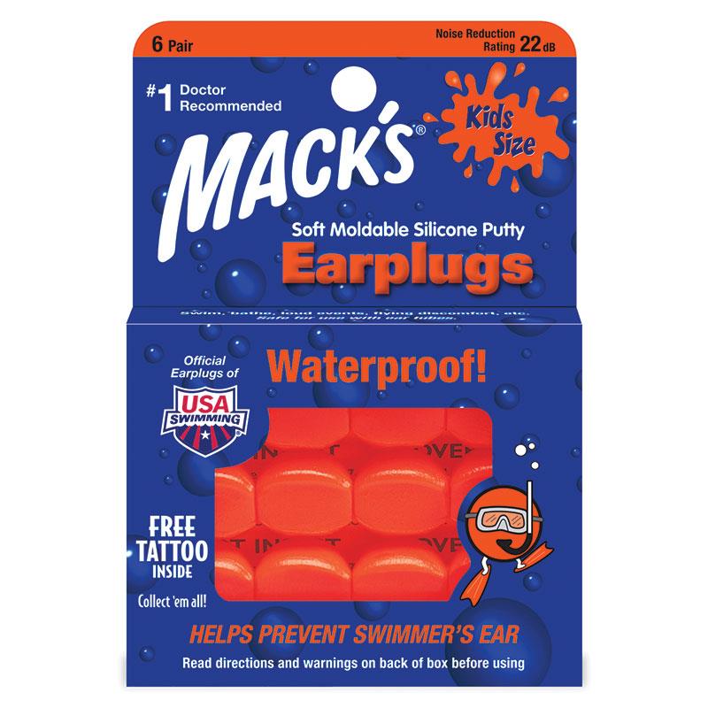 Mack's Kids Size Silicone Earplugs