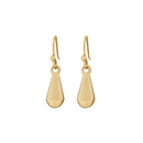 EarSense F3-309 Gold Tear Drop on French Hook