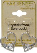 EarSense F365 Heart+Swarovski Crystals