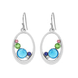 EarSense F368 Swarovski Crystal Teardrop French Hook