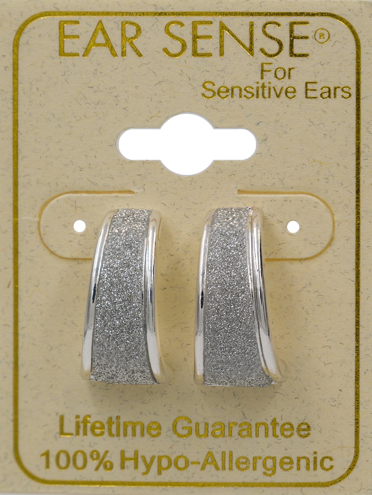 EarSense F380 Silver w/Glitter Stud