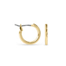EarSense F492-2 10mm Gold Hoop