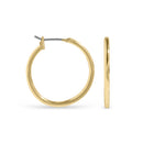 EarSense F494-1 20mm Thin Gold Hoop